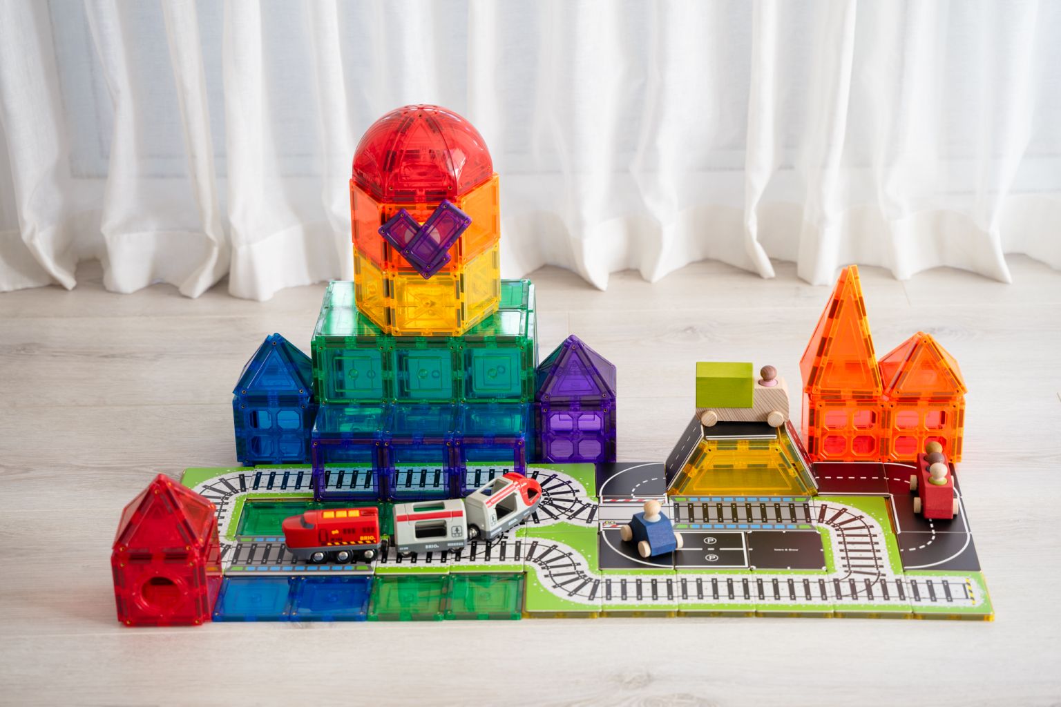 Magnetic Dome Building Tiles (18pcs) - Image 4