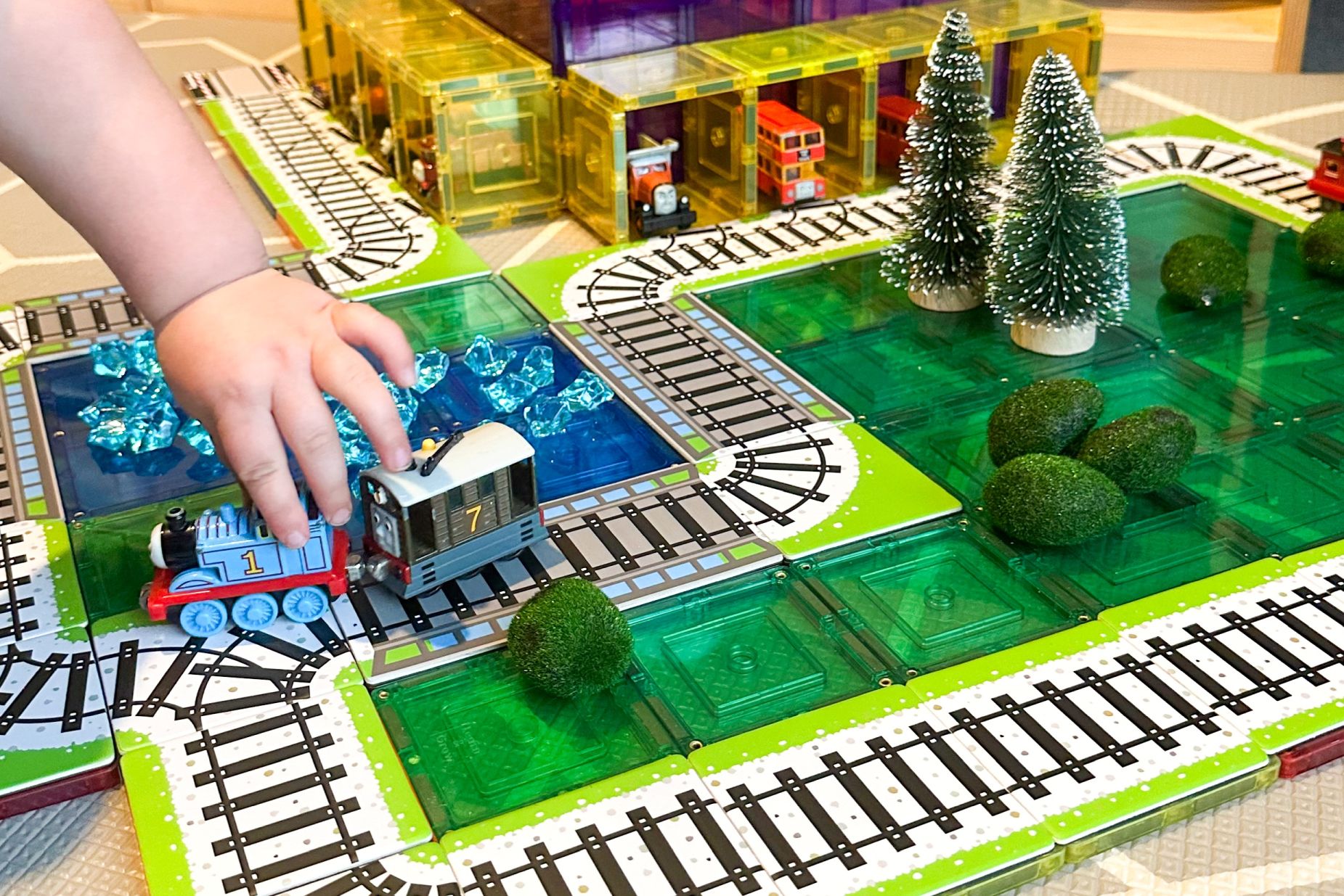 Magnetic Train Tile Toppers (36pcs) - Image 5