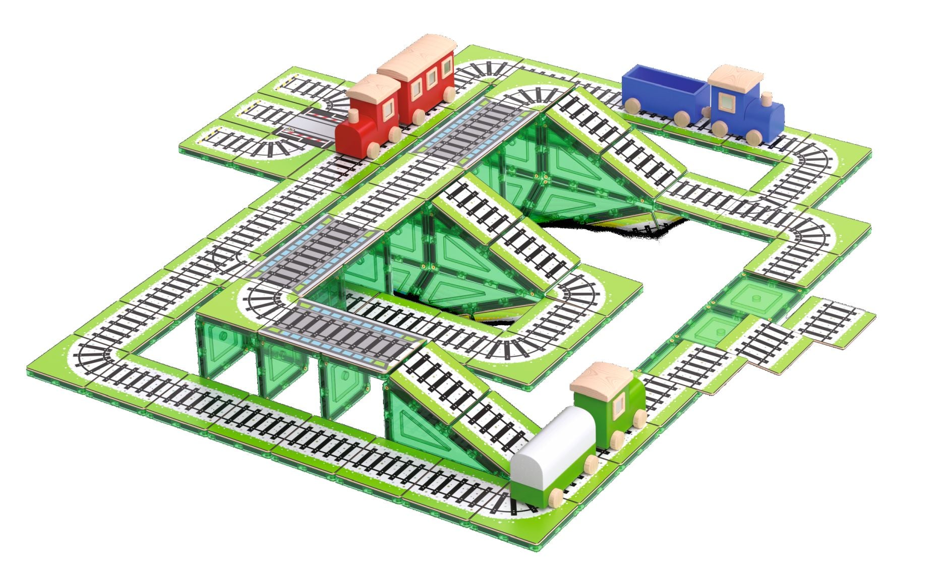 Magnetic Train Tile Toppers (36pcs) - Image 8