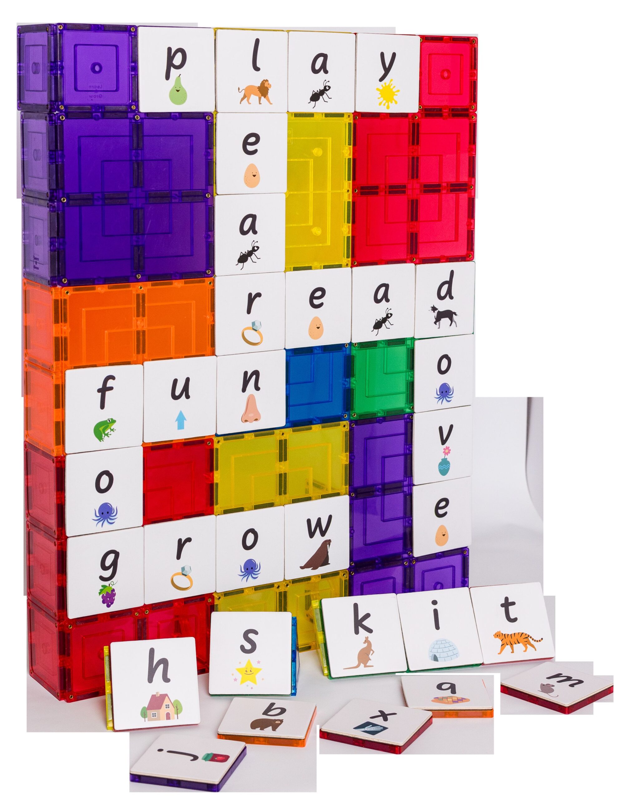 Magnetic Lowercase Letters Tiles (40pcs) - Image 3