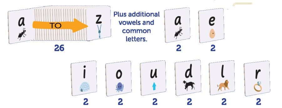 Magnetic Lowercase Letters Tiles (40pcs) - Image 2