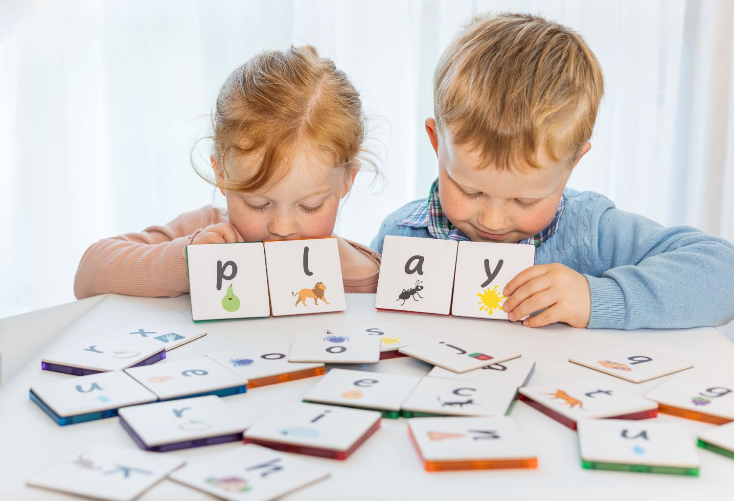 Magnetic Lowercase Letters Tiles (40pcs)