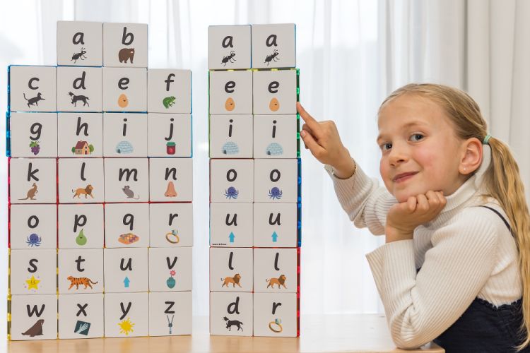 Magnetic Lowercase Letters Tiles (40pcs) - Image 5