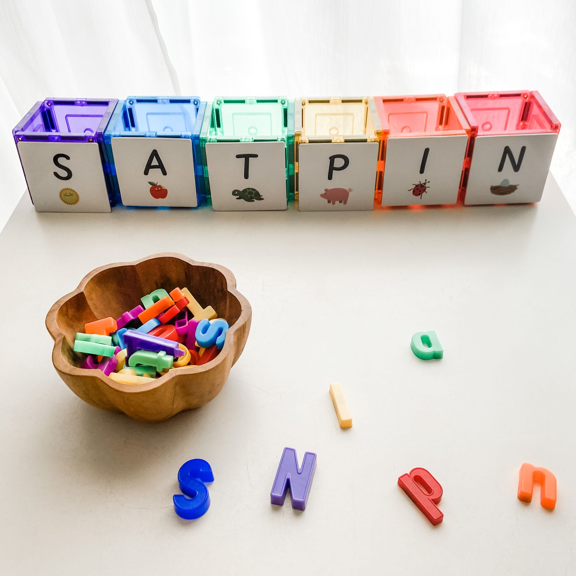 Magnetic Uppercase Letters Tiles (40pcs) - Image 3