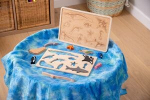 Ocean Animal Layer Puzzle Board (12pcs)