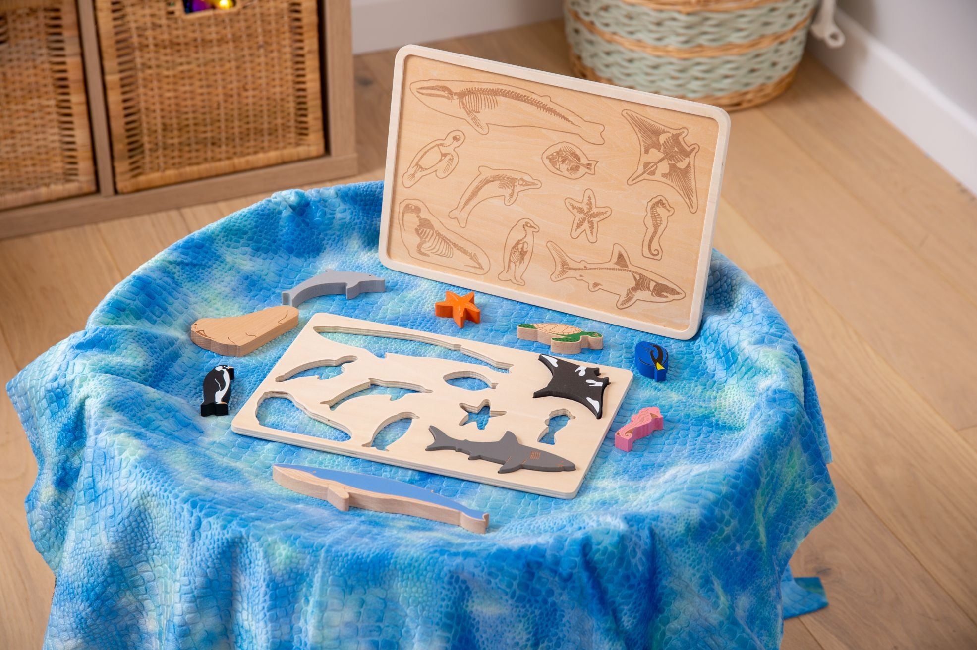 Ocean Animal Layer Puzzle Board (12pcs)