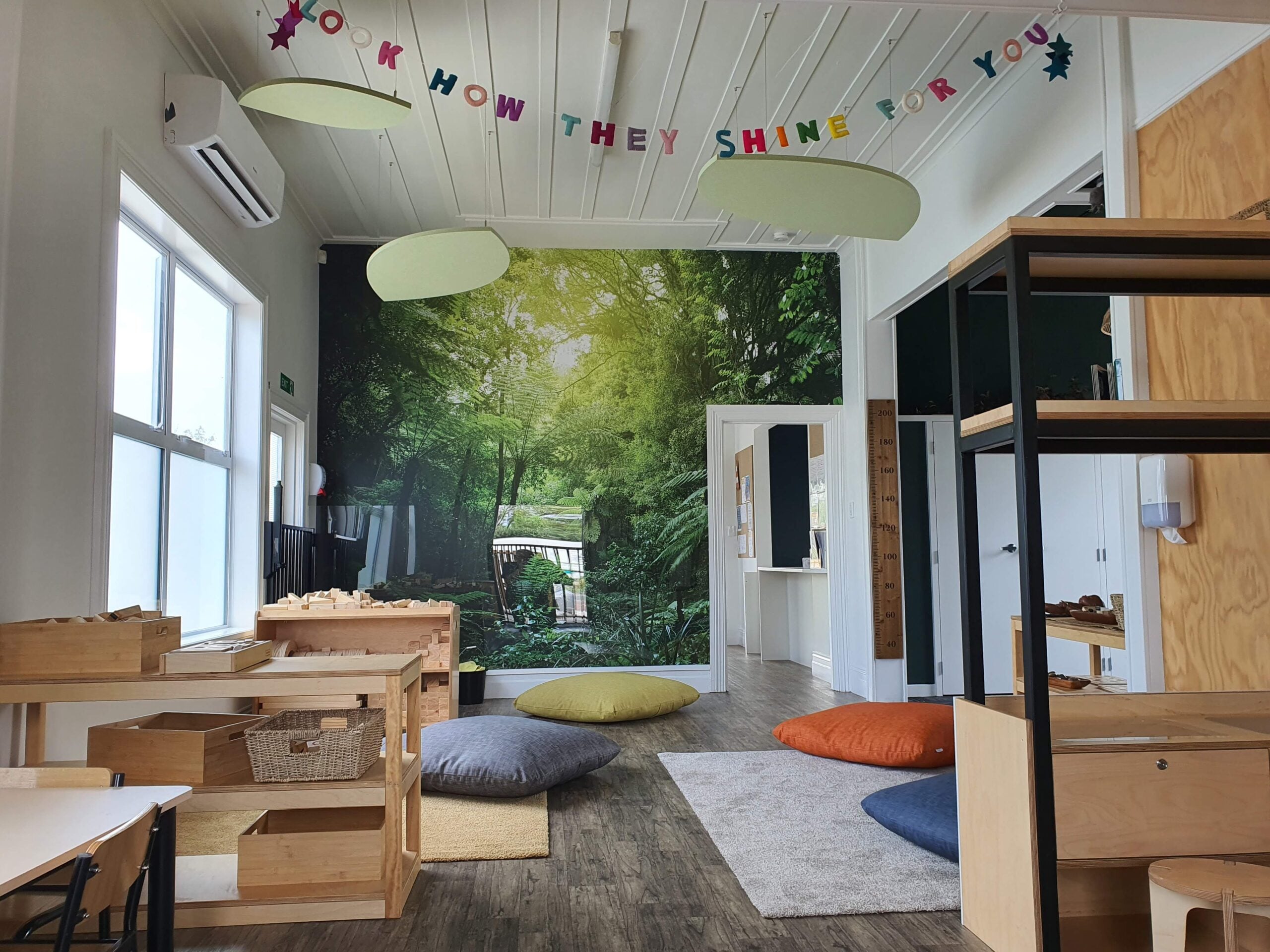Gisborne Early Childhood Centre acoustic wall panel installation