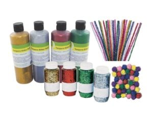 Christmas Glittery Art Set
