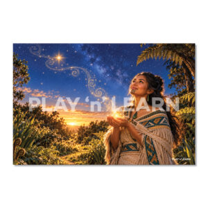 Symbolic Hiwaiterangi Star Wall Panel