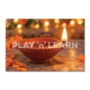 Symbolic Diwali Diya Wall Panel